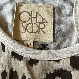 Chaser leopard print tank Medium